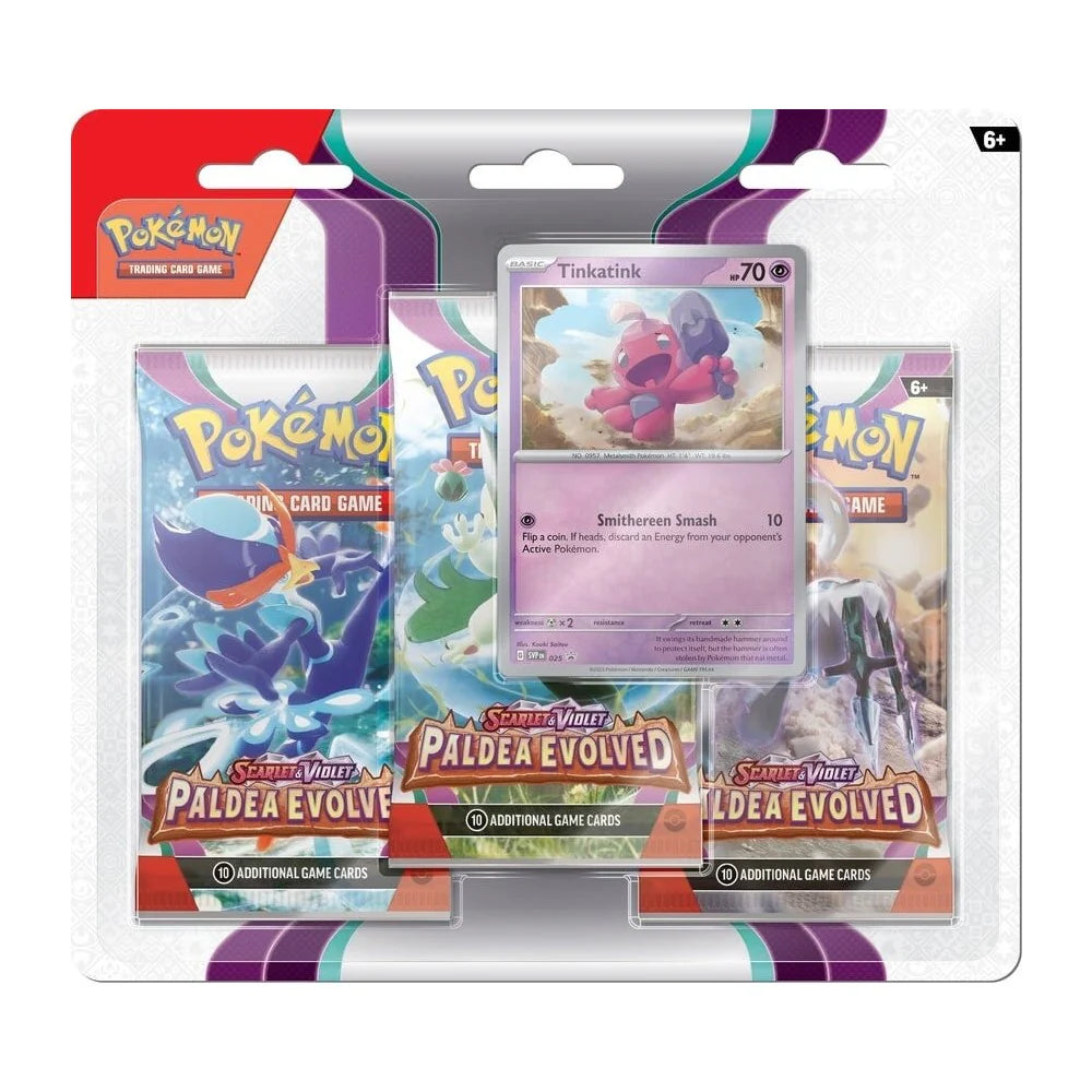 Pokémon TCG: Scarlet & Violet - Paldea Evolved 3-Pack Blister