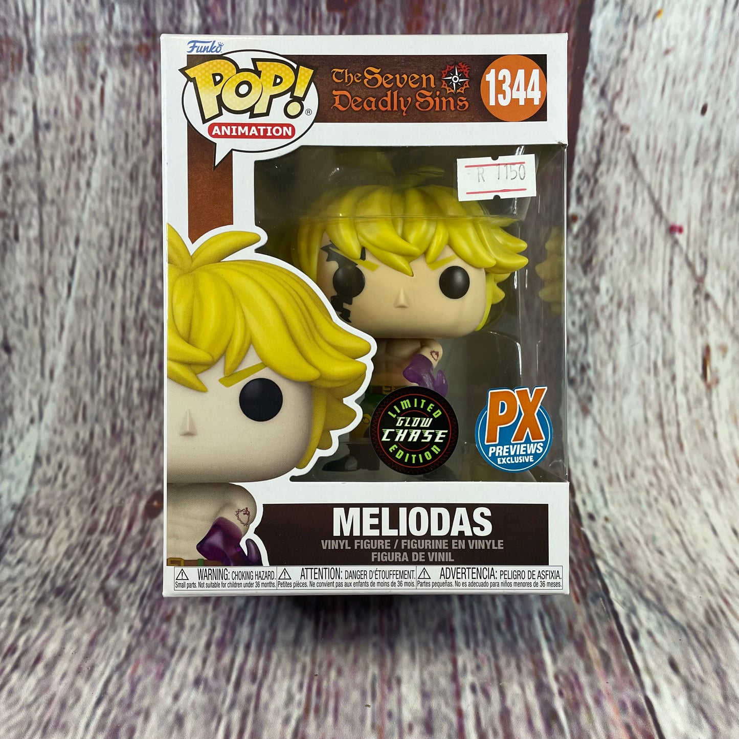 1344 The Seven Deadly Sins, Meliodas (PX Previews Exclusive, Glow Chase)