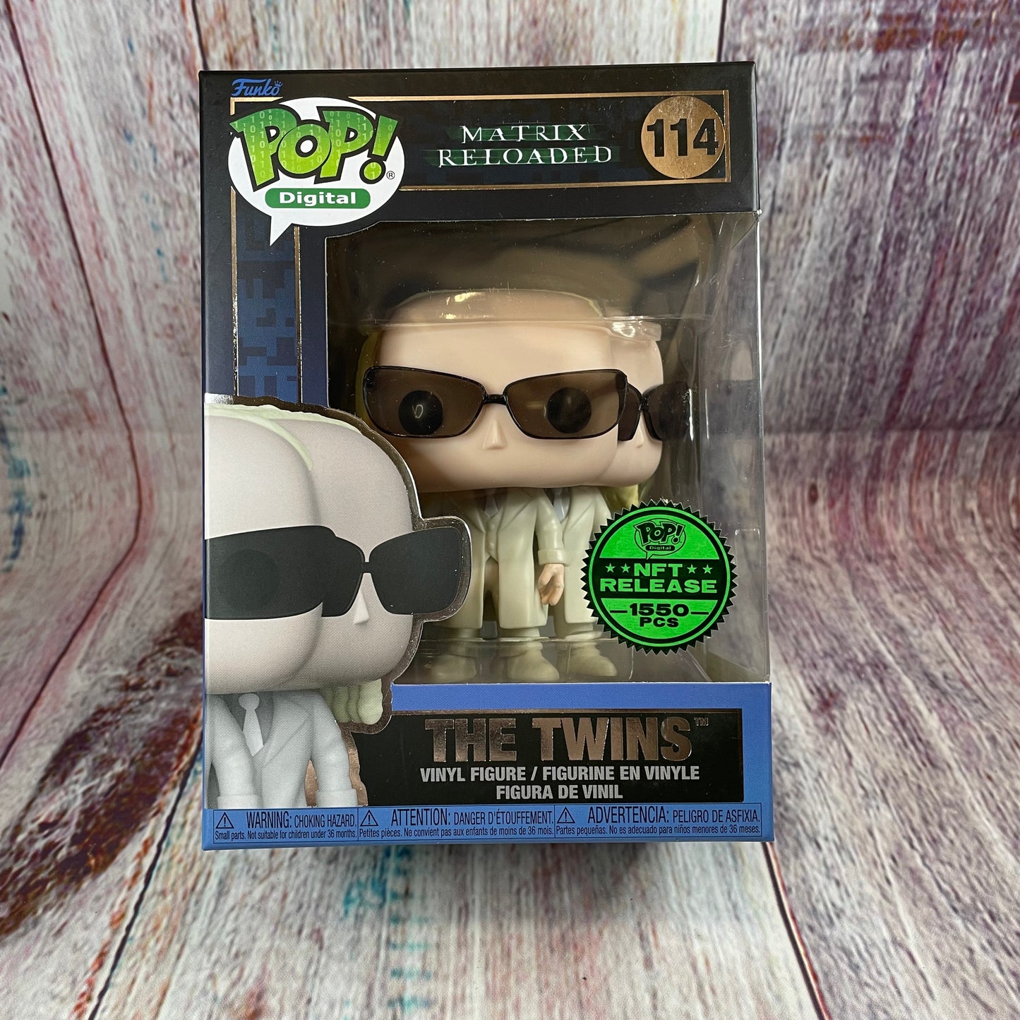 114 Matrix Reloaded, The Twins (NFT Release 1550 PCS)