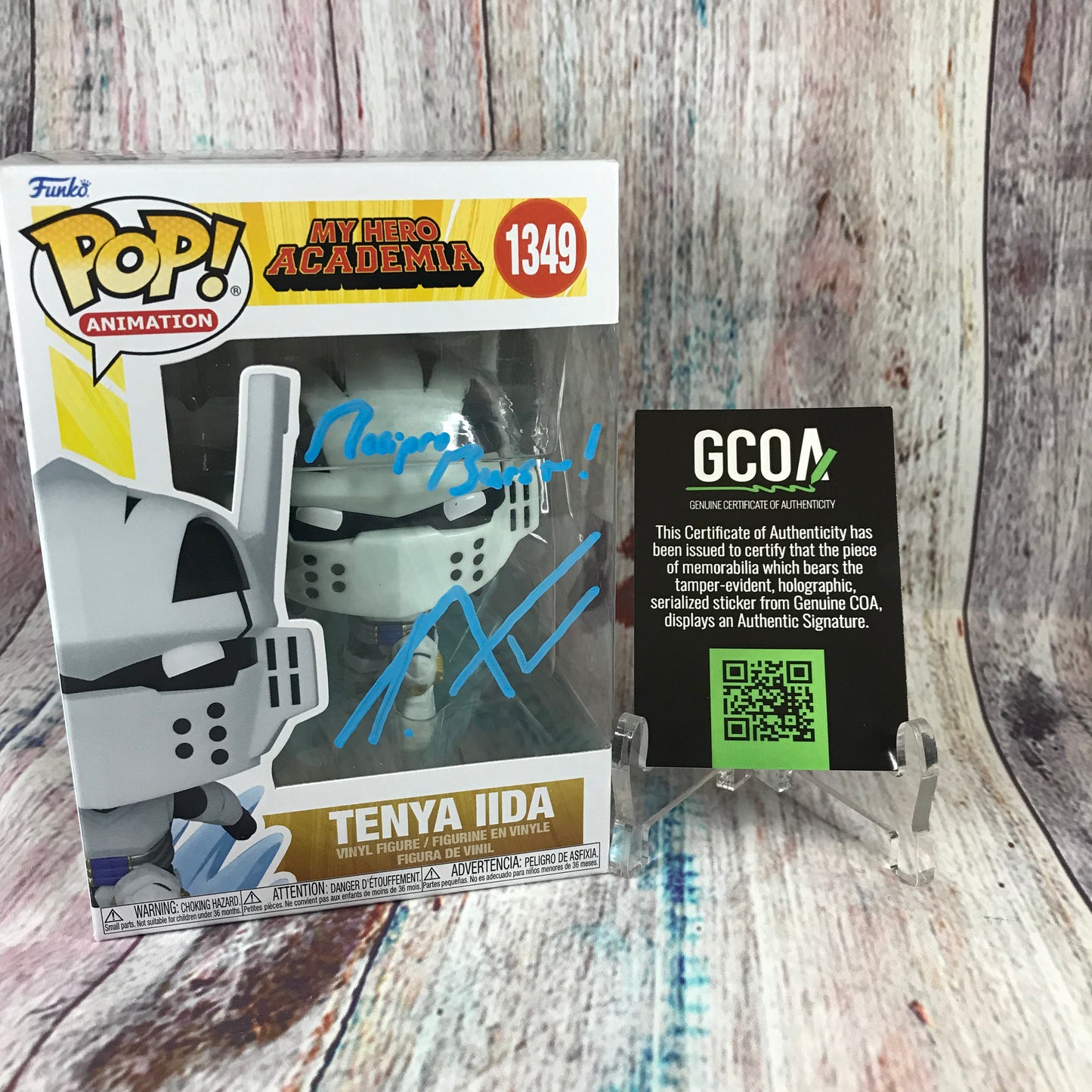 1349 Signed My Hero Academia, Tenya Lida