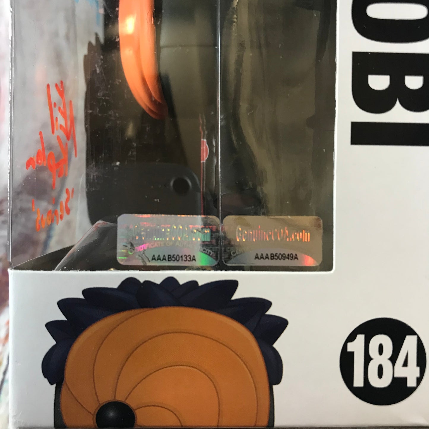 184 Signed Naruto Shippuden, Tobi
