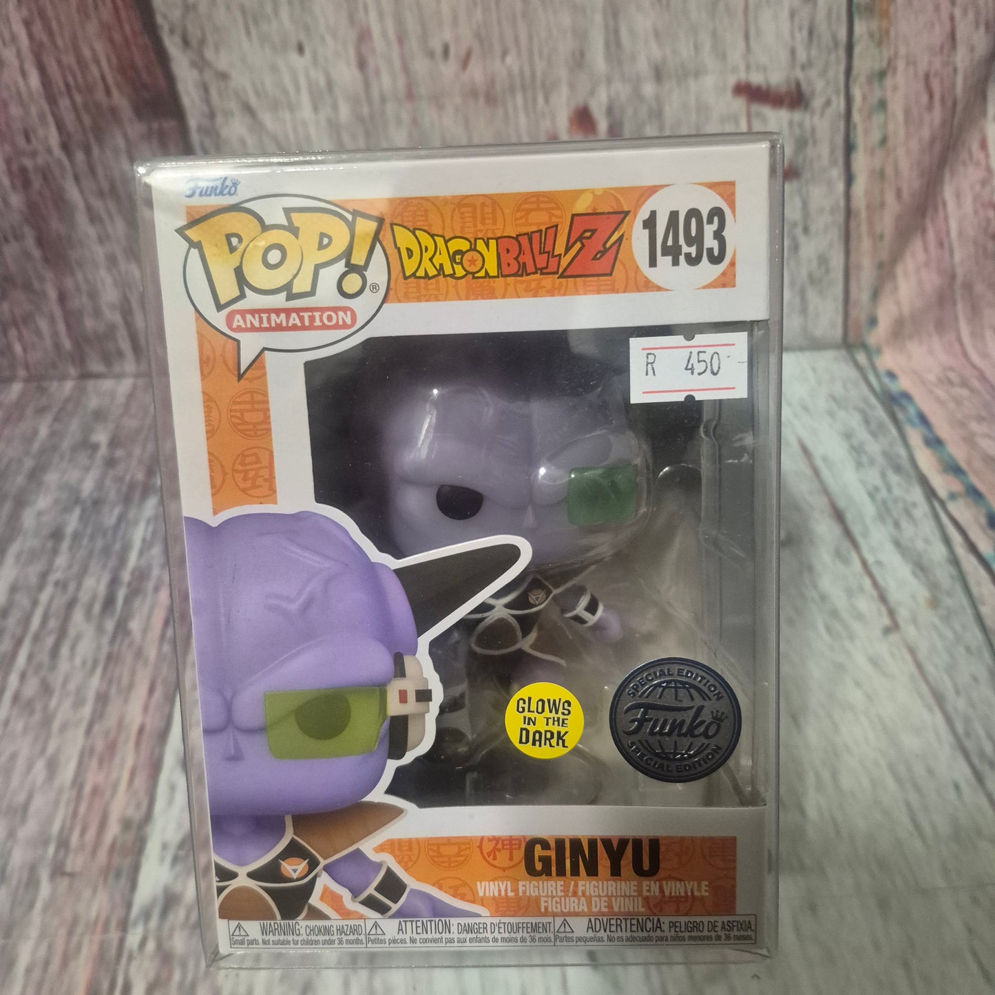 1493 DragonBall z Ginyu Glow in the dark Funko special edition