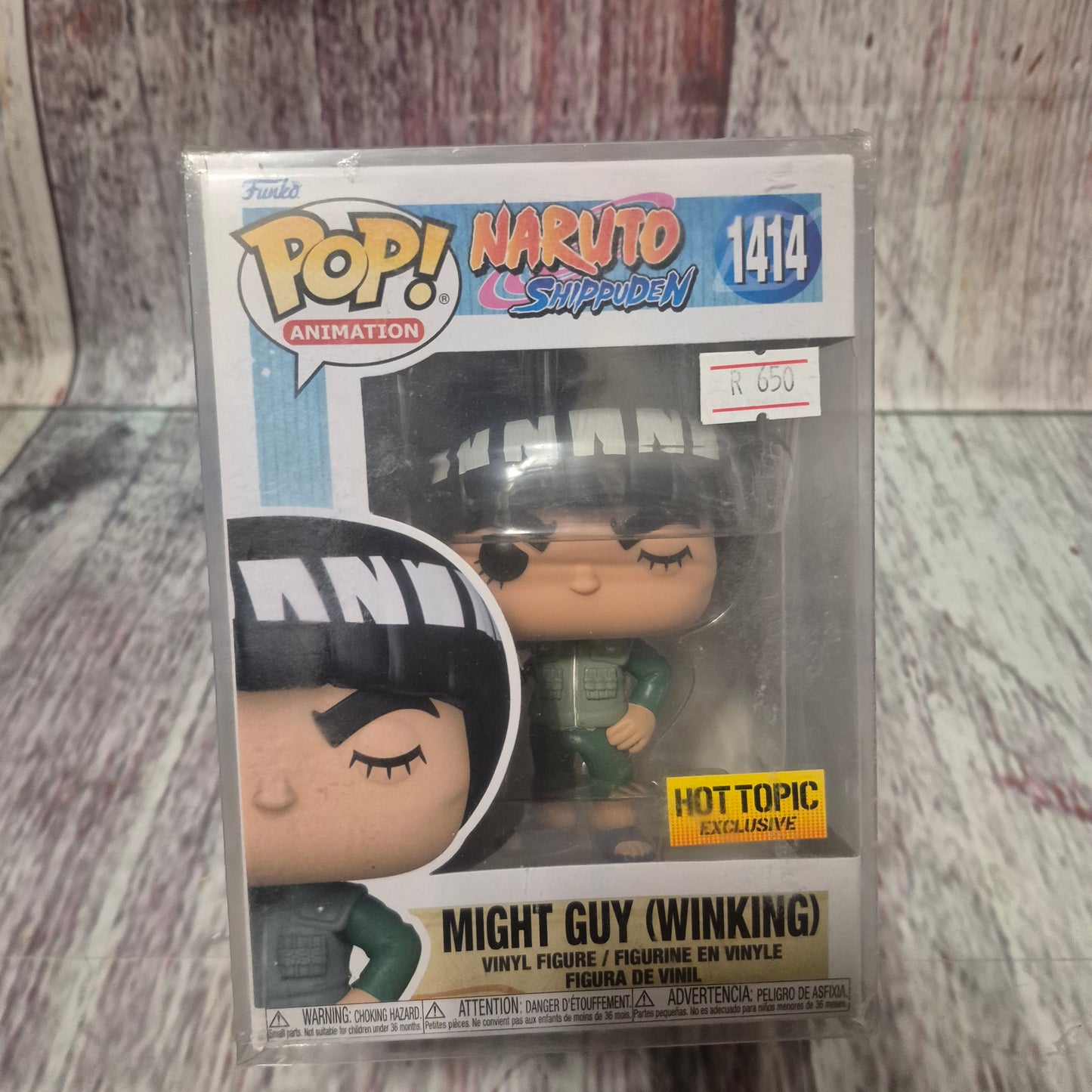 1414 Naruto Shippuden,Mighty Guy winking (Hot topic Exclusive)
