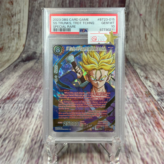 2023 DBS Card Game - SS Trunks, TRDT TCHNQ [GEM MINT 10]