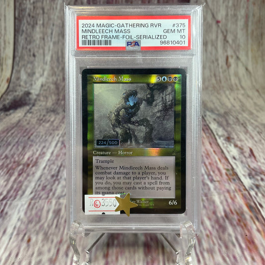 2024 Magic-Gathering RVR - Mindleech Mass - Retro Frame-Foil-Serialized [GEM MINT 10]