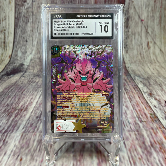 Majin Buu, Vile Onslaught - Dragon Ball Super (2023) - Power Absorbed- BT20-104 [GEM MINT 10]