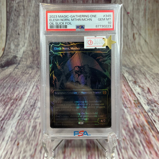 2023 Magic-Gathering One - Elesh Norn, MTHR/MCHN - Oil Slick Foil [GEM MINT 10]