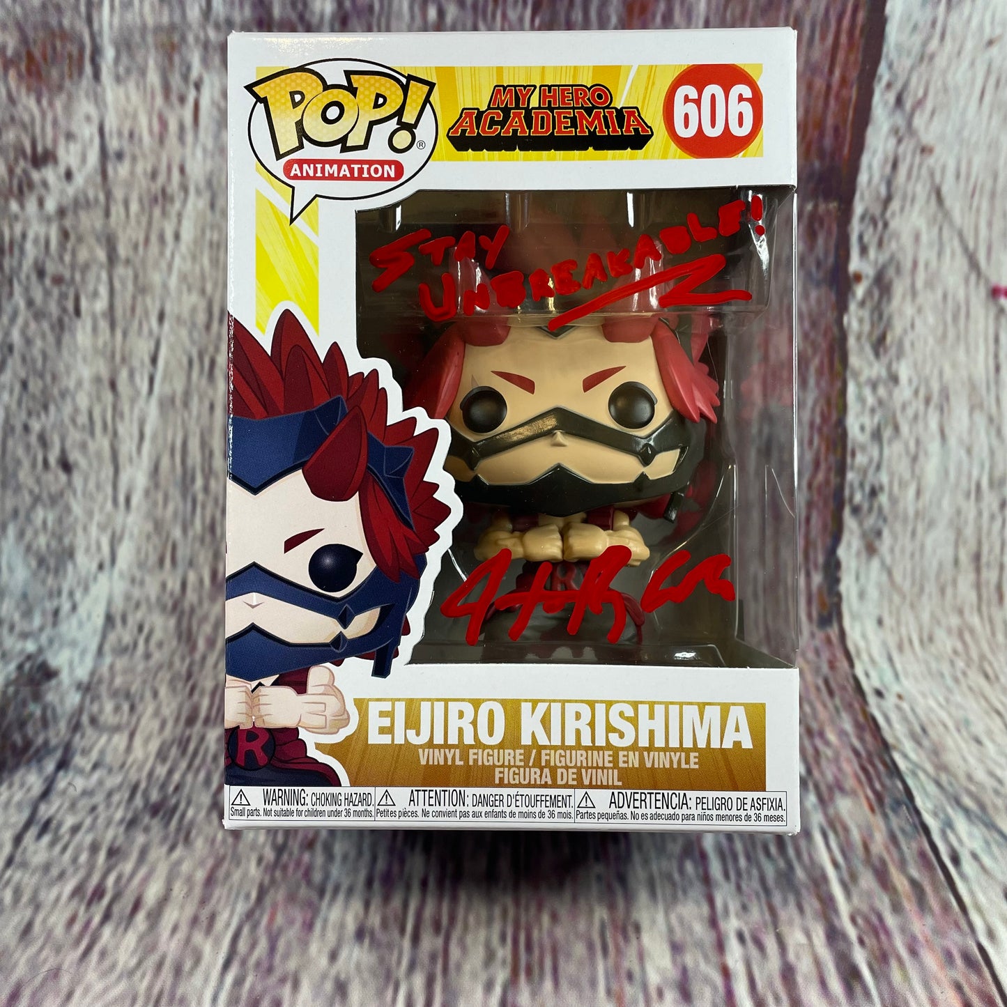 606 Signed My Hero Academia, Eijiro Kirishima