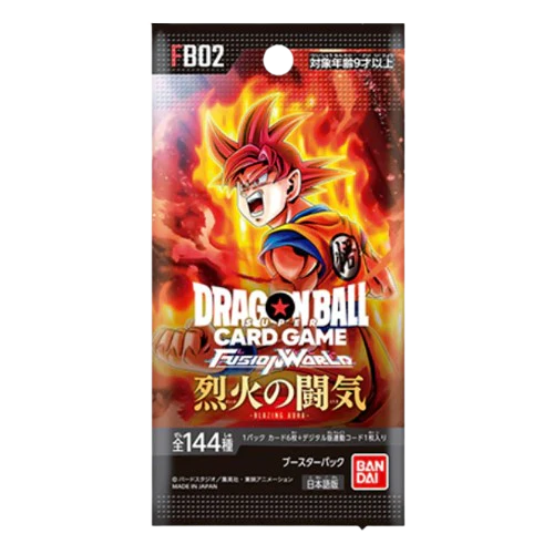 (JAP) [FB02] Dragonball Super TCG: Fusion World - Blazing Aura - Booster Pack