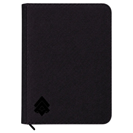 [BLACK] Level Up 9 Pocket Side Loading Zip Card Binder - Diamond Series - 360 cards