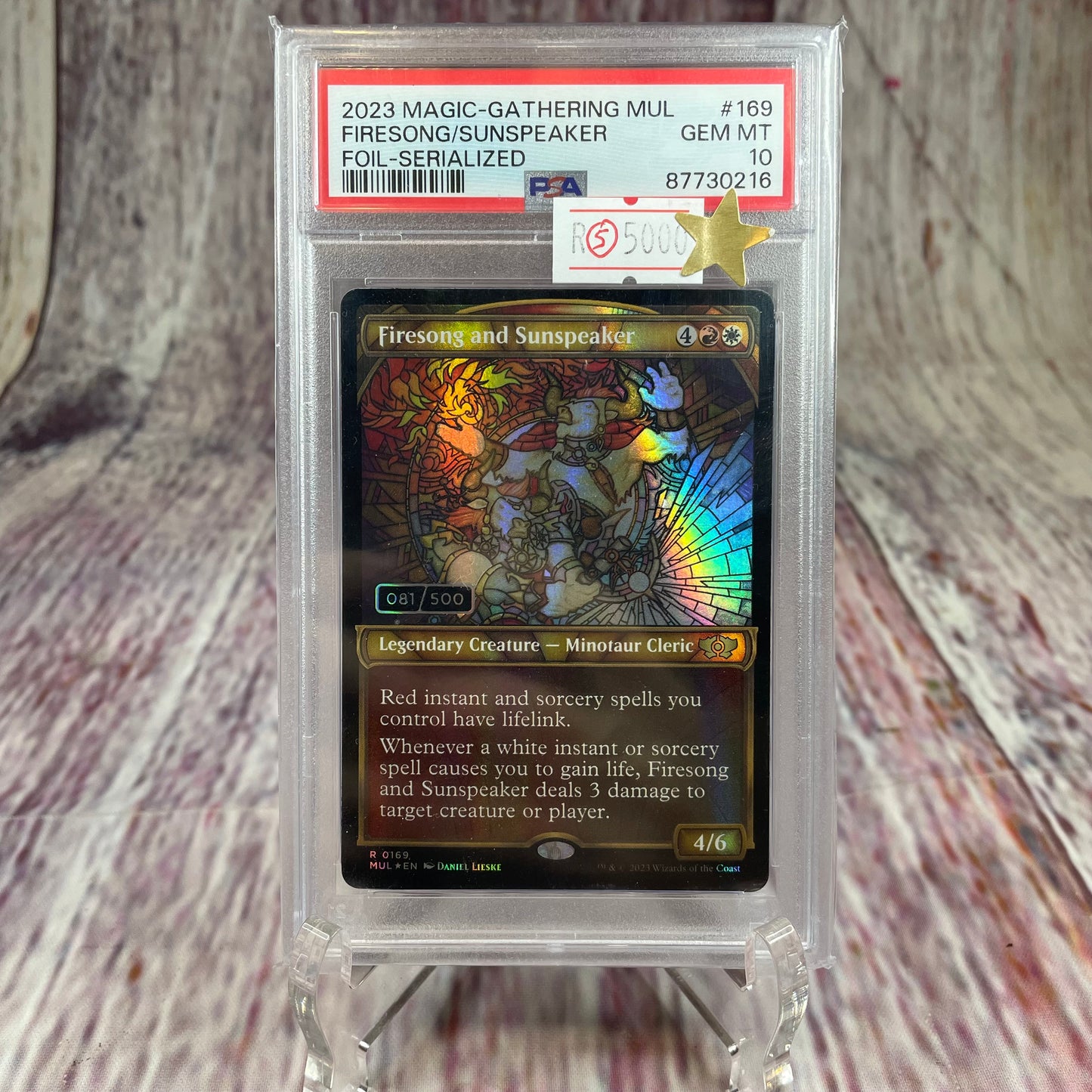 2023 Magic-Gathering MUL - Firesong/Sunspeaker - Foil-Serialized [GEM MINT 10]