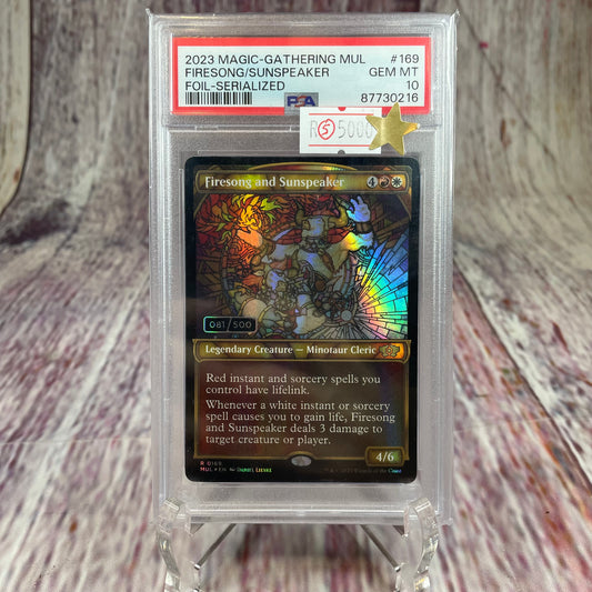 2023 Magic-Gathering MUL - Firesong/Sunspeaker - Foil-Serialized [GEM MINT 10]