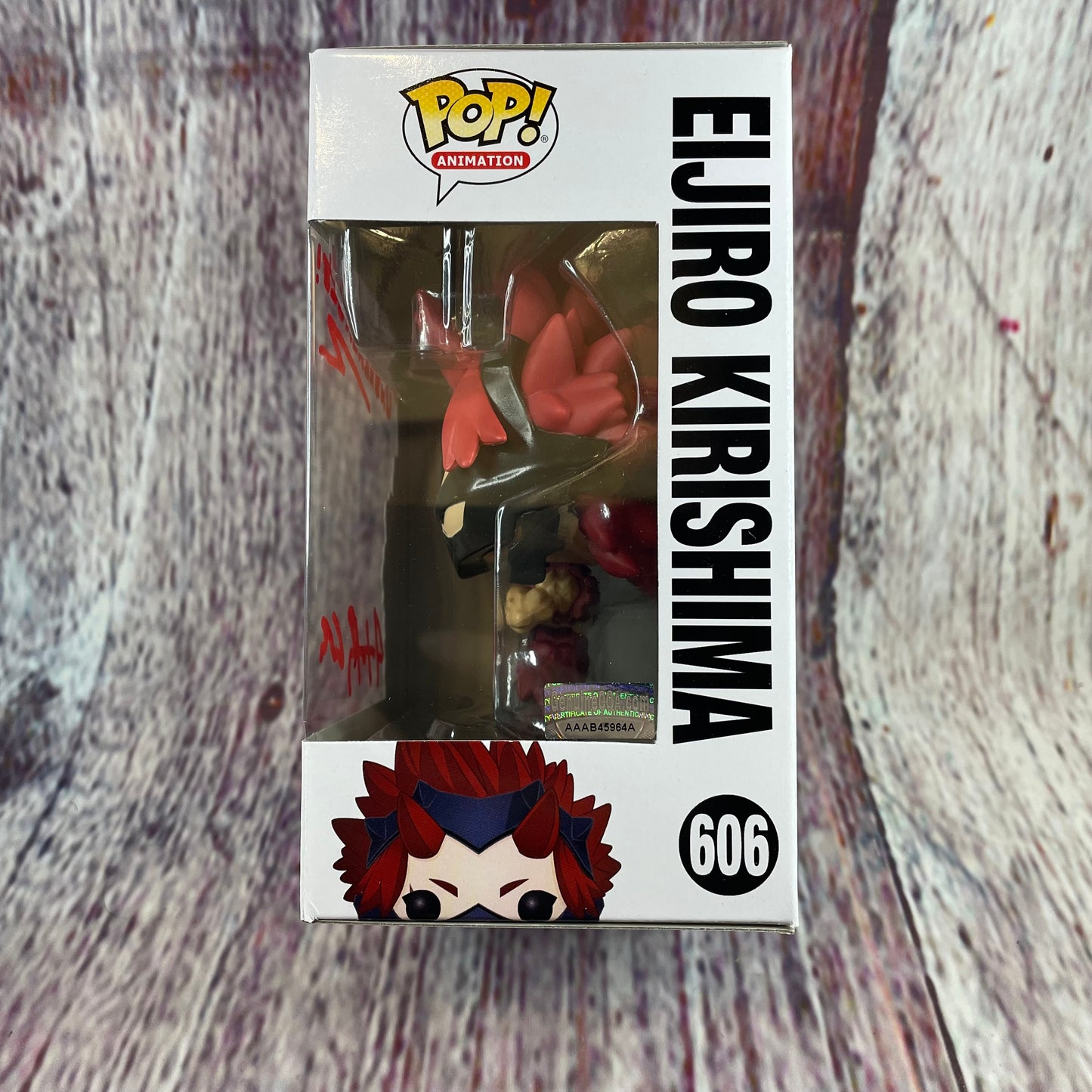 606 Signed My Hero Academia, Eijiro Kirishima