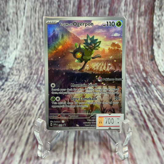 123 - Teal Mask Ogerpon [Pokemon Center Exclusive] (Sealed)