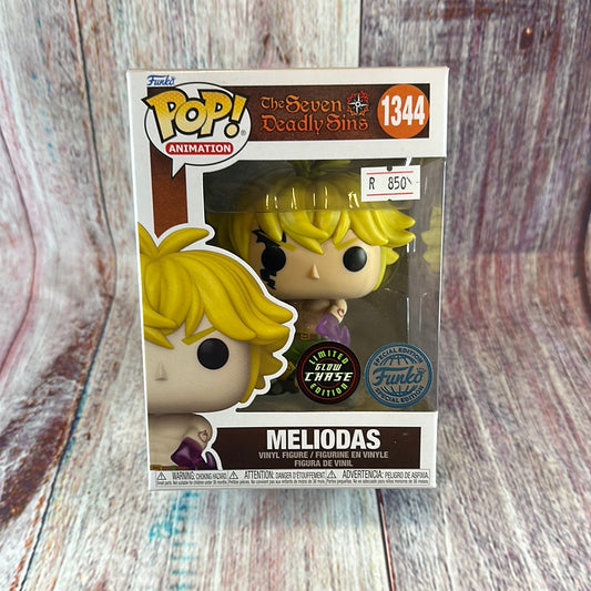 1344 The Seven Deadly Sins, Meliodas (Glow Chase, Funko Special Edition