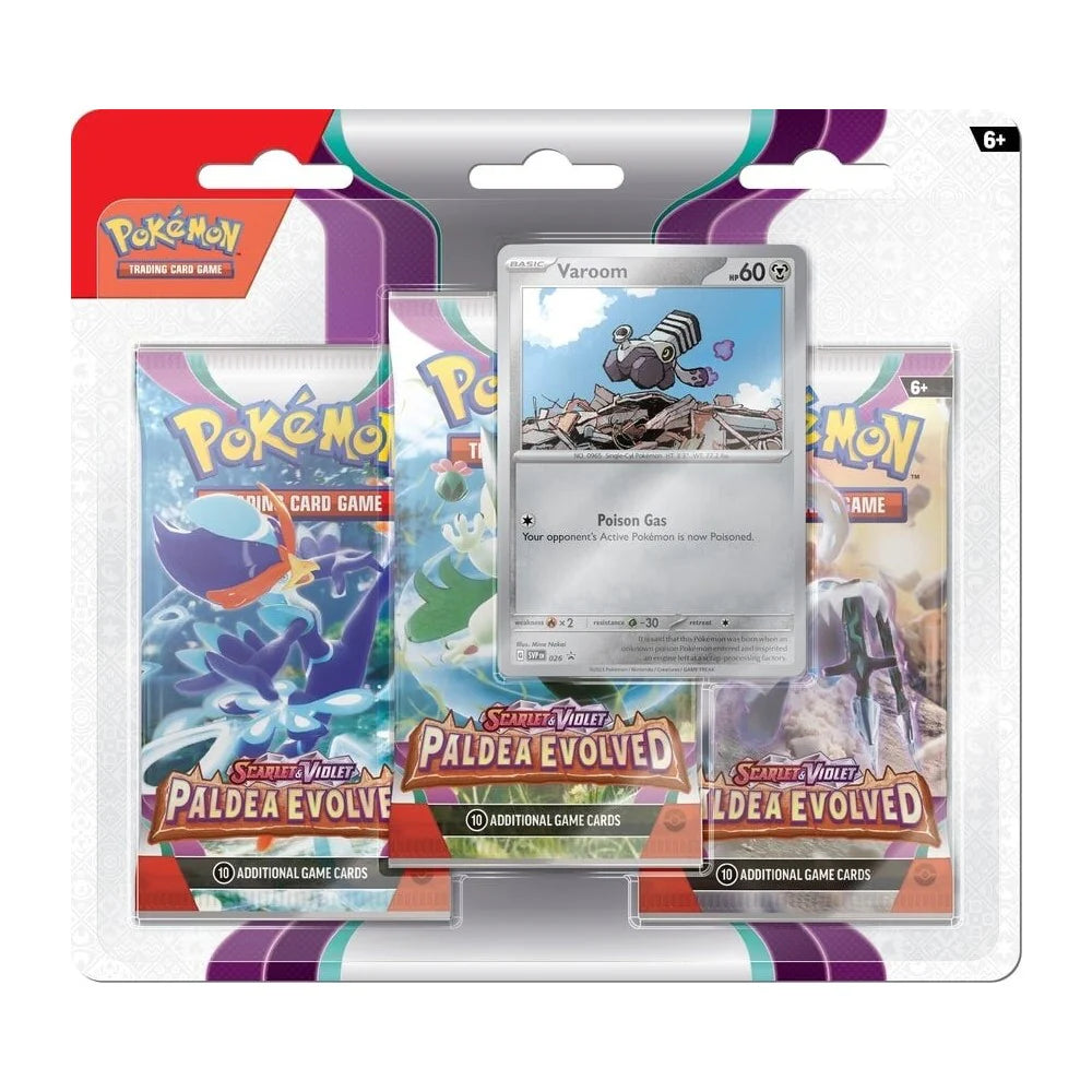 Pokémon TCG: Scarlet & Violet - Paldea Evolved 3-Pack Blister