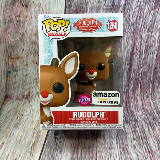 1260 Rudolph The Red-Nosed Reindeer (Flocked, Amazon Exclusive)