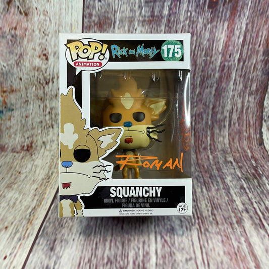 175 Signed Rick and Morty, Squanchy