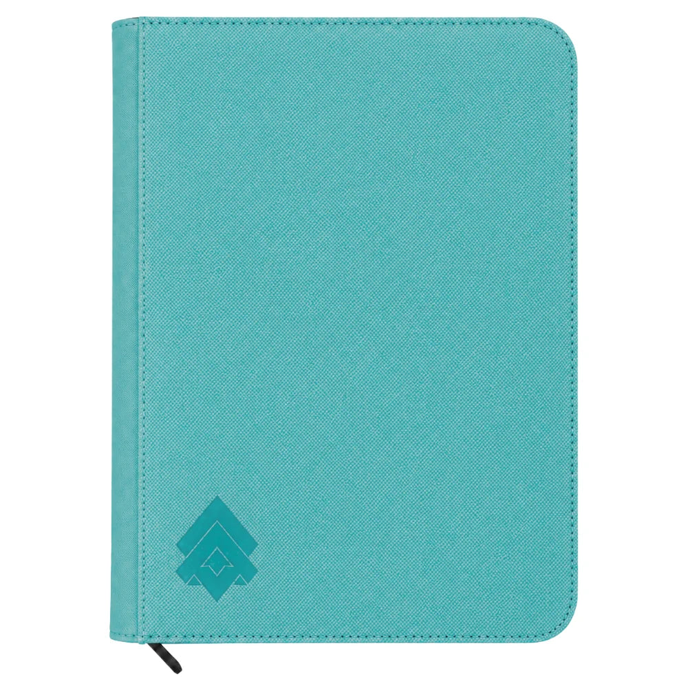 [BLUE] Level Up 9 Pocket Side Loading Zip Card Binder - Diamond Series - 360 cards