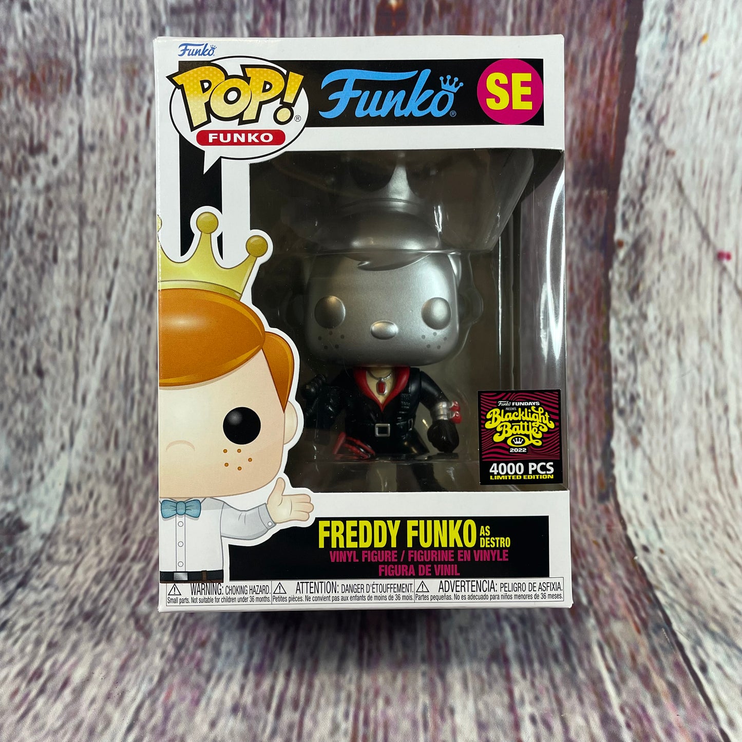 SE Funko, Freddy Funko as Destro (Blacklight Battle) [4000 PCS]