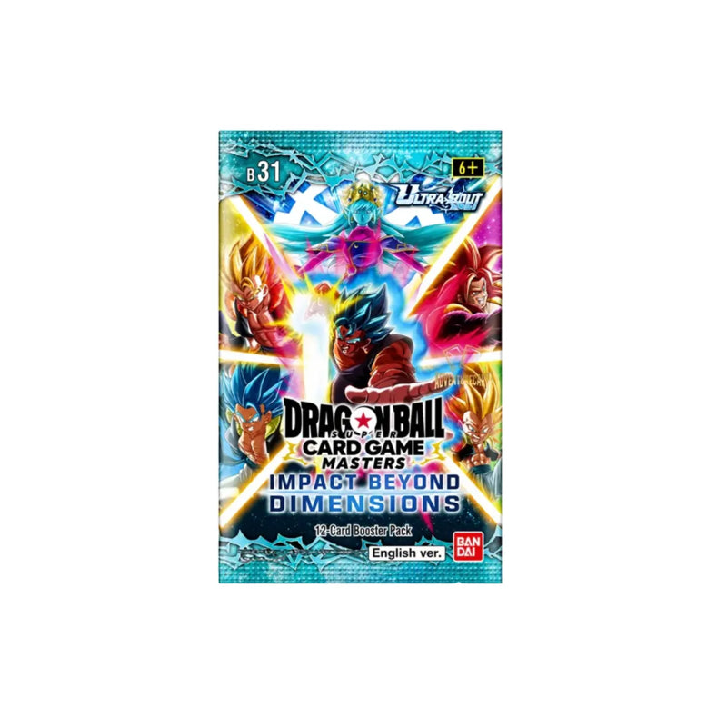 [B31] (ENG) Dragonball TCG: Masters - Impact Beyond Dimensions - Booster Pack
