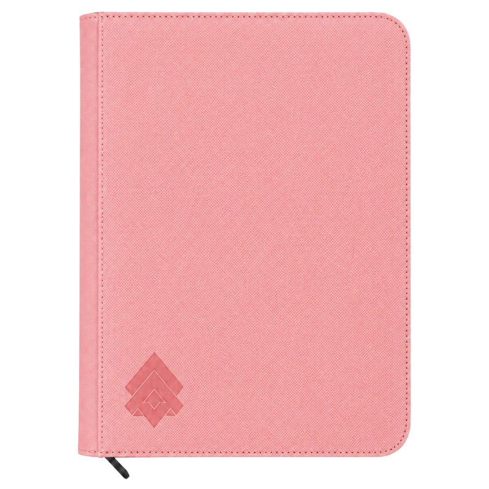 [PINK] Level Up 9 Pocket Side Loading Zip Card Binder - Diamond Series - 360 cards