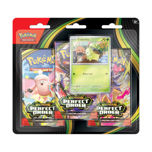 Pokémon TCG: Mega evolution - Perfect Order - 3-Pack Blister