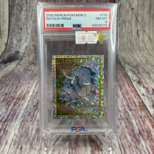 2000 Merlin Pokemon 2 - Rhydon-Prism [NM-MT 8]