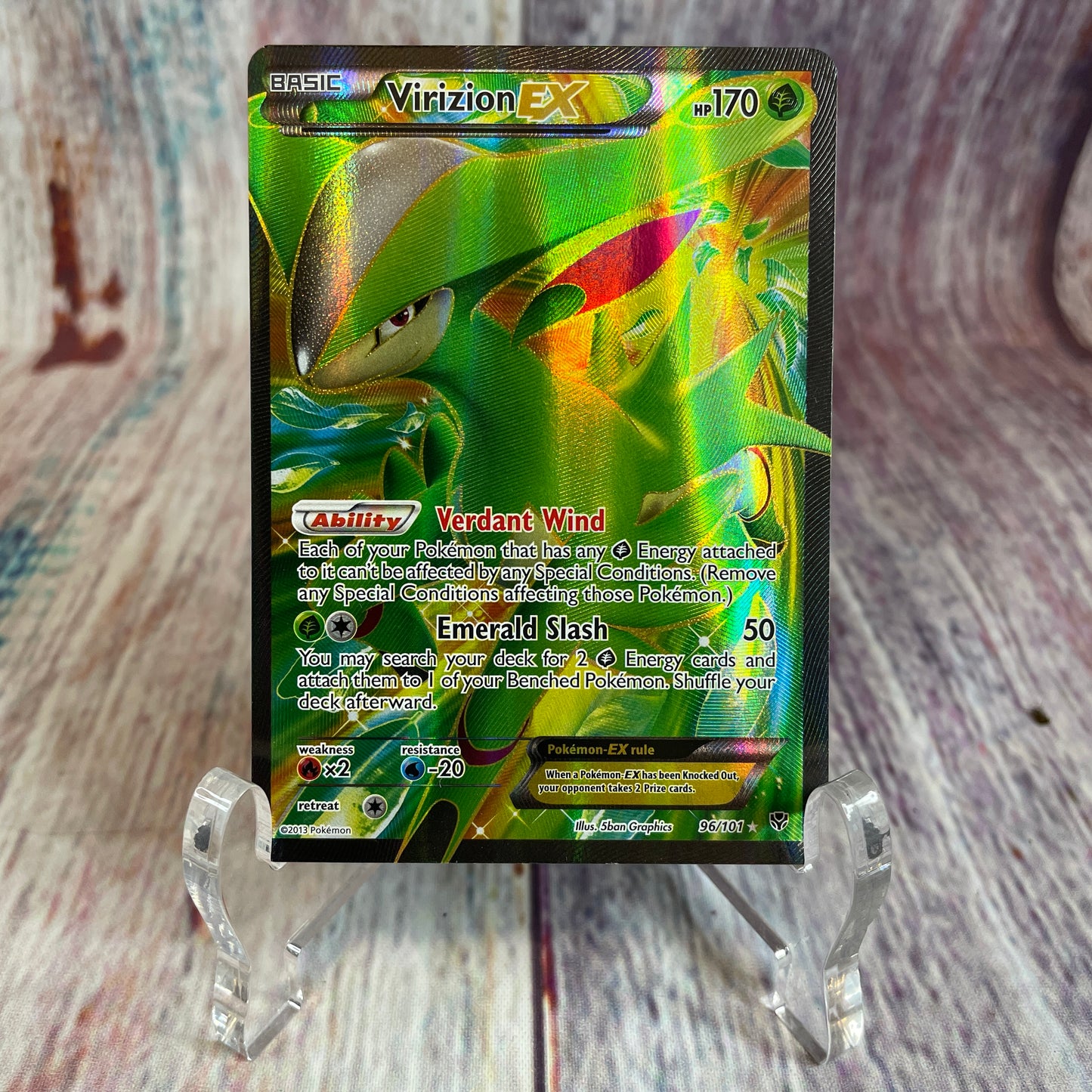 96/101 - Virizion EX (NM/Mint)