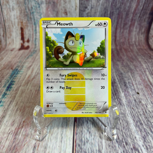 102/101 - Meowth (Near Mint)