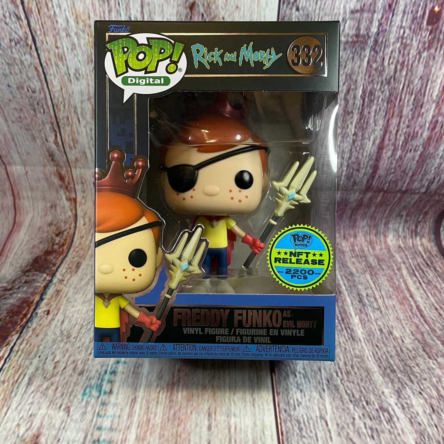332 Rick and Morty, Freddy Funko as Evil Morty (NFT Release 2200) [1662 MINTED]
