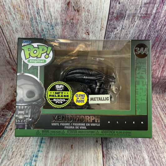 344 Alien, Xenomorph (Glow, Metallic NFT Release 5000 PCS) [3889 MINTED]