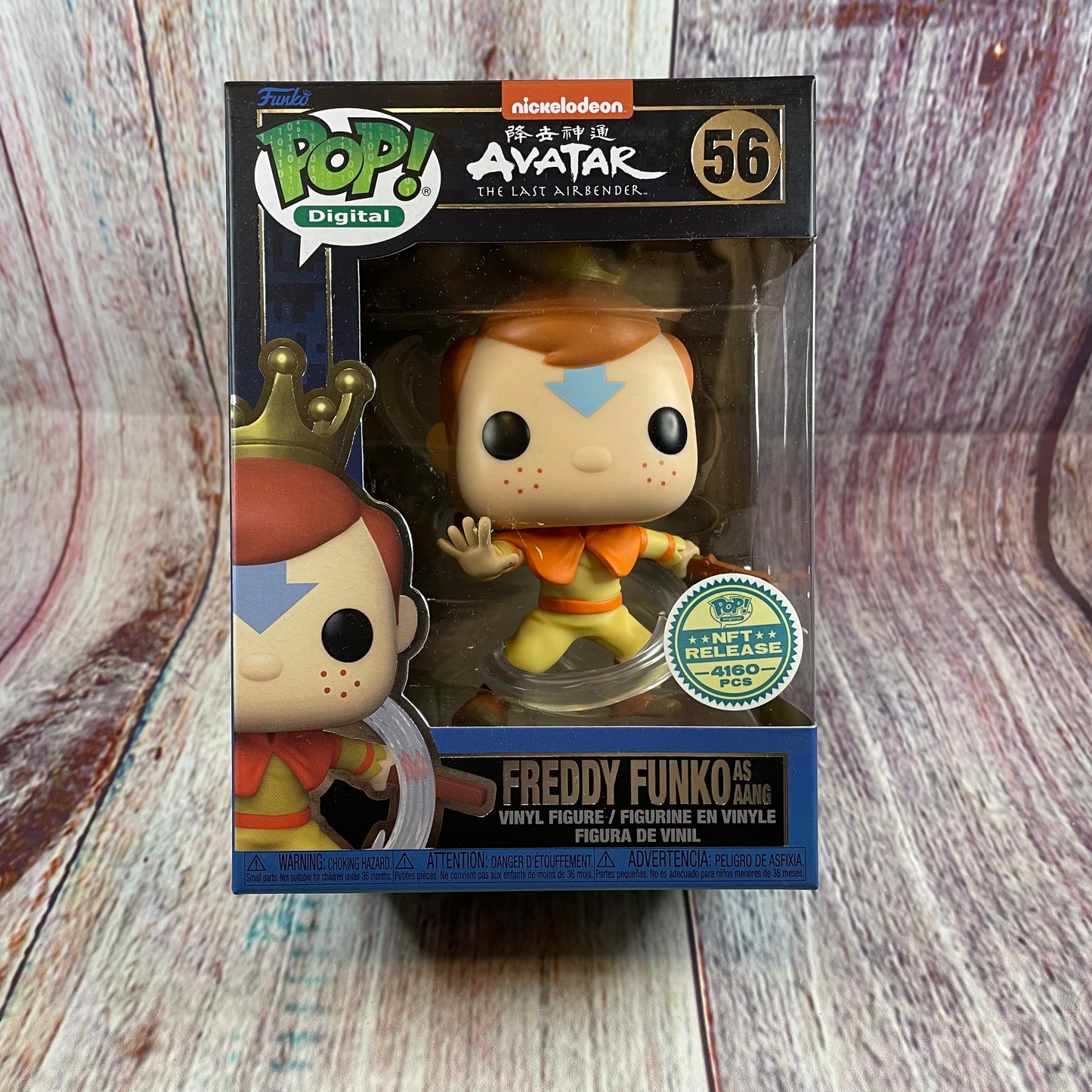 56 Avatar The Last Airbender, Freddy Funko as Aang (NFT Release 4160 PCS) [3161 Minted]