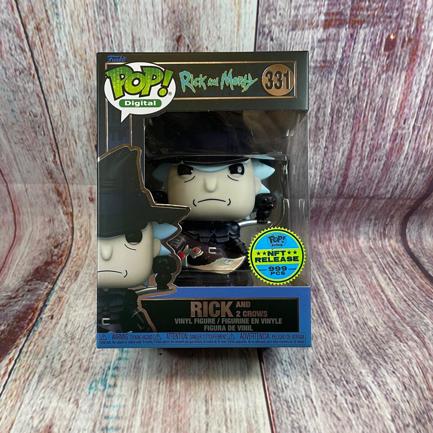 331 Rick and Morty, Rick and 2 crows (NFT Release 999 PCS) [962 MINTED]