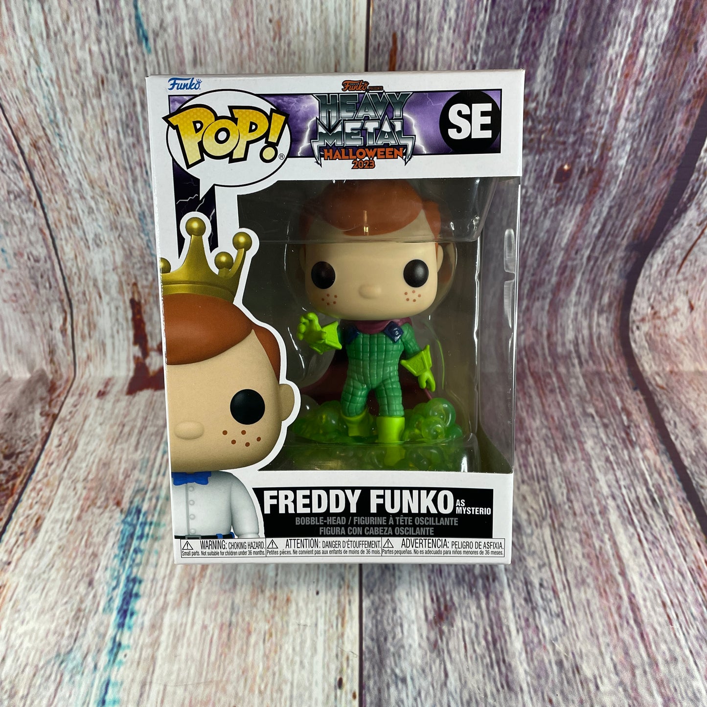 SE Heavy Metal Halloween, Freddy Funko as Mysterio (Minor Box Damage)