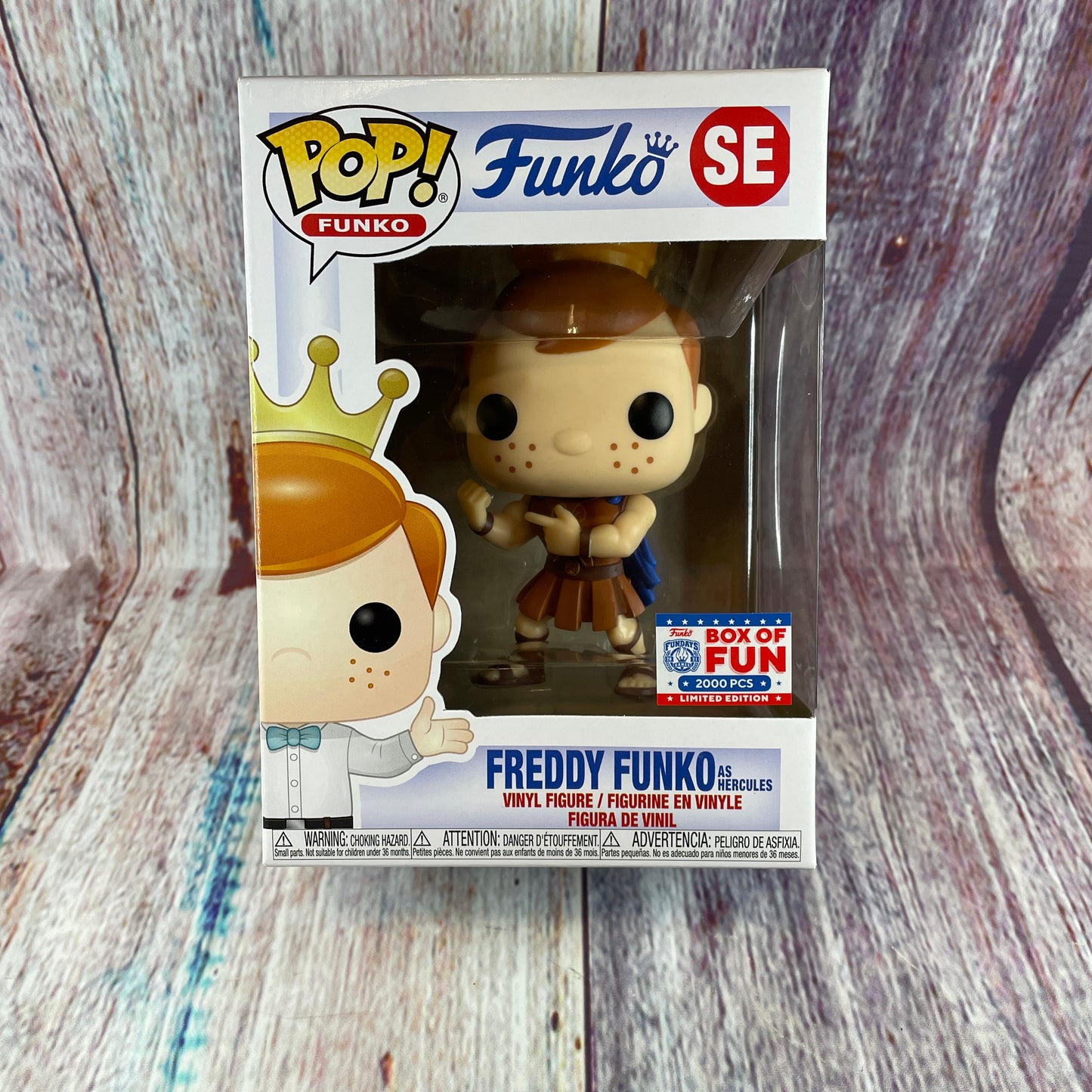 SE Funko, Freddy Funko as Hercules (Box of Fun 2000 PCS Limited Edition)