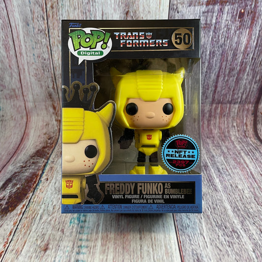 50 Transformers, Freddy Funko as Bumblebee (NFT Release 2397 PCS) [1776 MINTED]