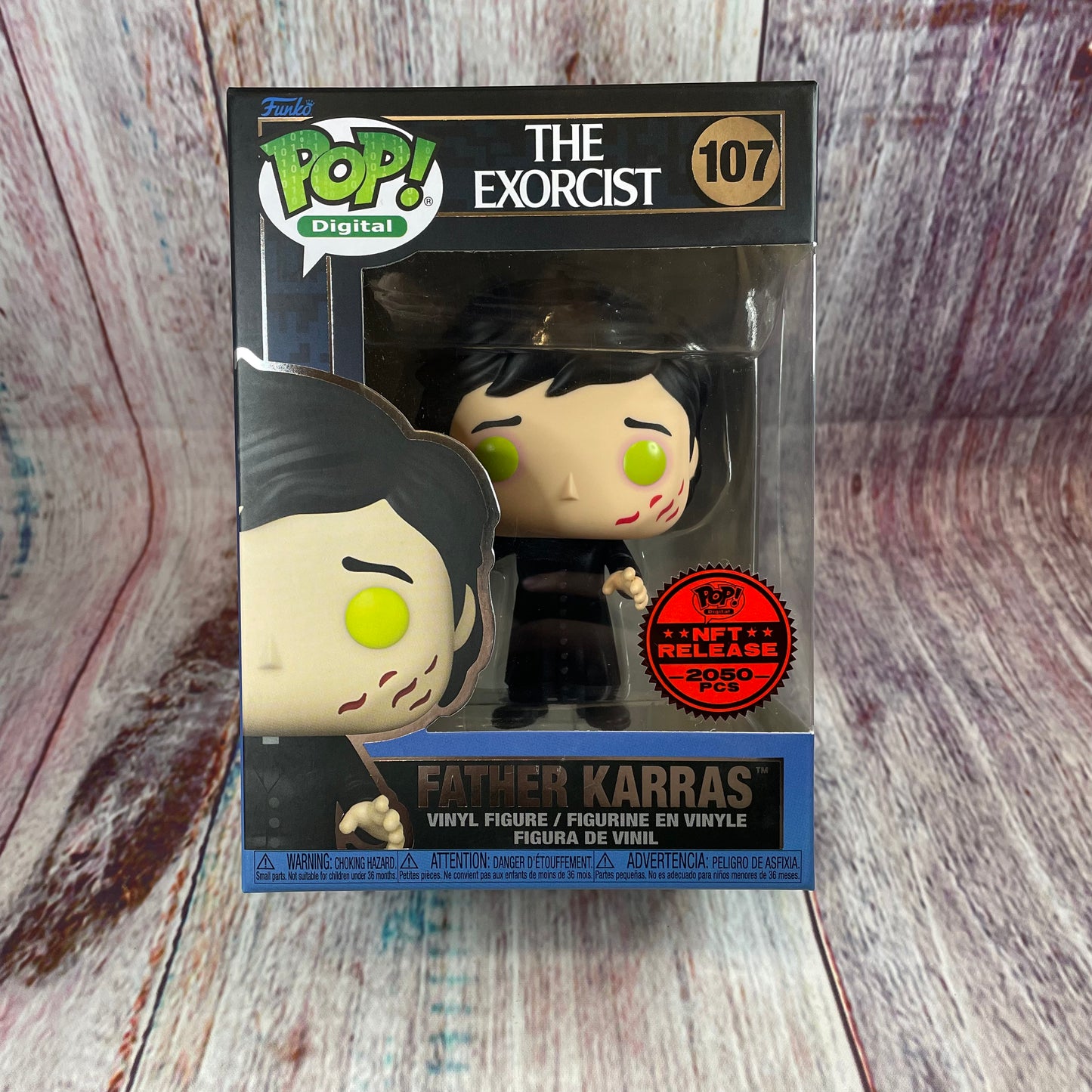 107 The Exorcist, Father Karras (NFT Release 2050 PCS) [1964 MINTED]