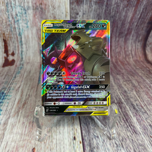 126/236 - Unified Minds: MegaSableye & Tyranitar GX (NM/Mint)