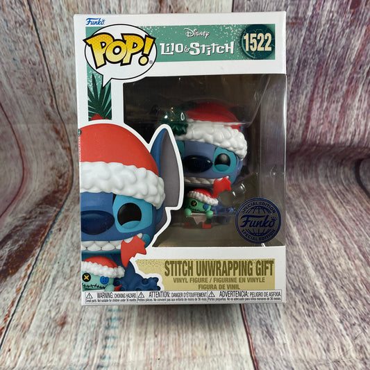 1522 Lilo & Stitch, Stitch Unwrapping Gift (Funko Exclusive)