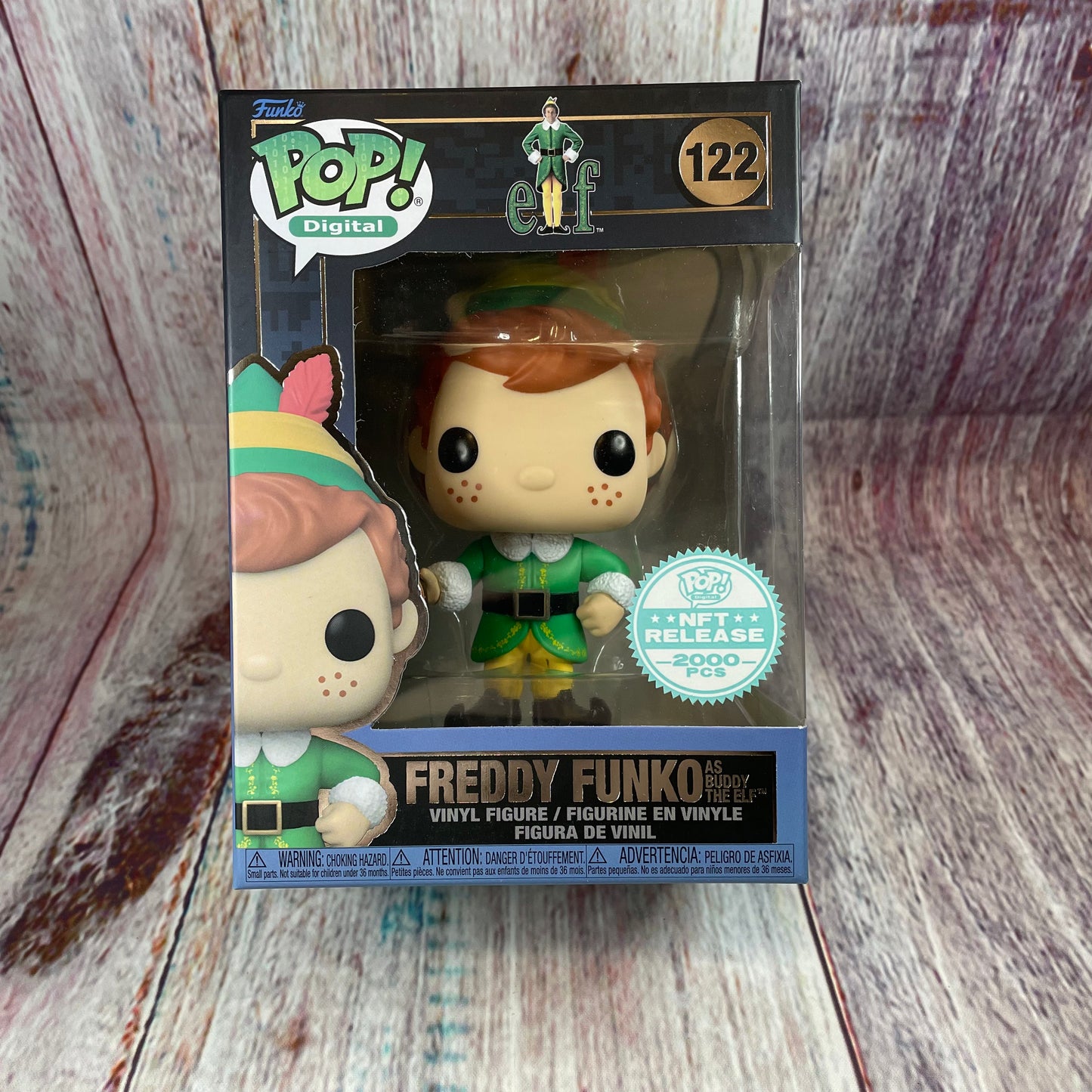 122 Elf, Freddy Funko as Buddy The Elf (NFT Release 2000 PCS) [1481 MINTED]
