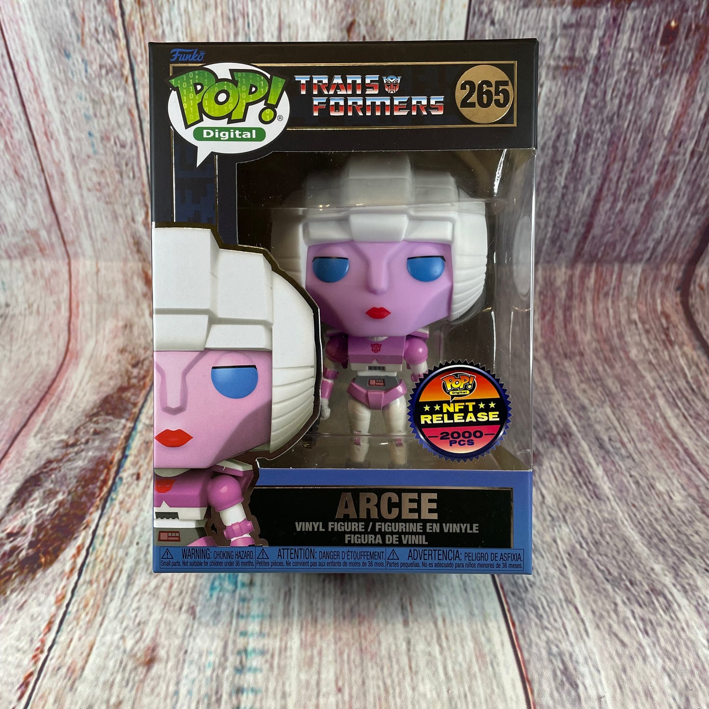 265 Transformers, Arcee (NFT Release 2000 PCS) [1905 MINTED]
