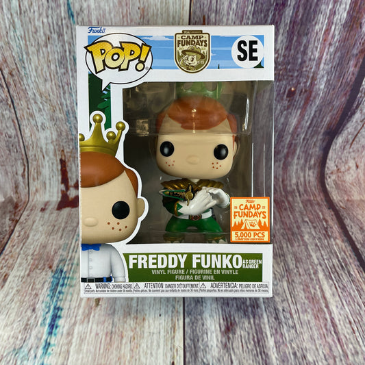 SE Camp Fundays, Freddy Funko as The Green Ranger (Camp Fundays 5000 PCS Limited Edition)