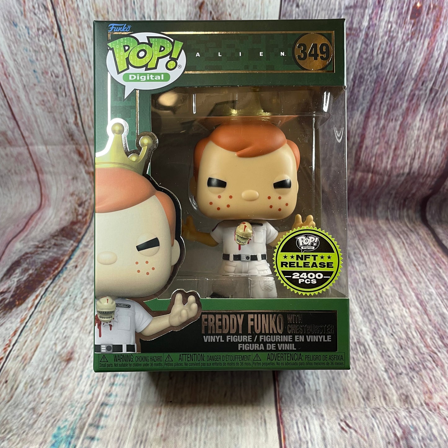 349 Alien, Freddy Funko with Chestburster (NFT Release 2400 PCS) [1406 MINTED]