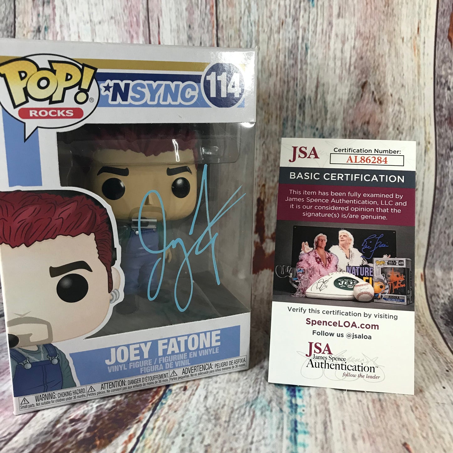 114 Signed NSYNC, Joey Fatone