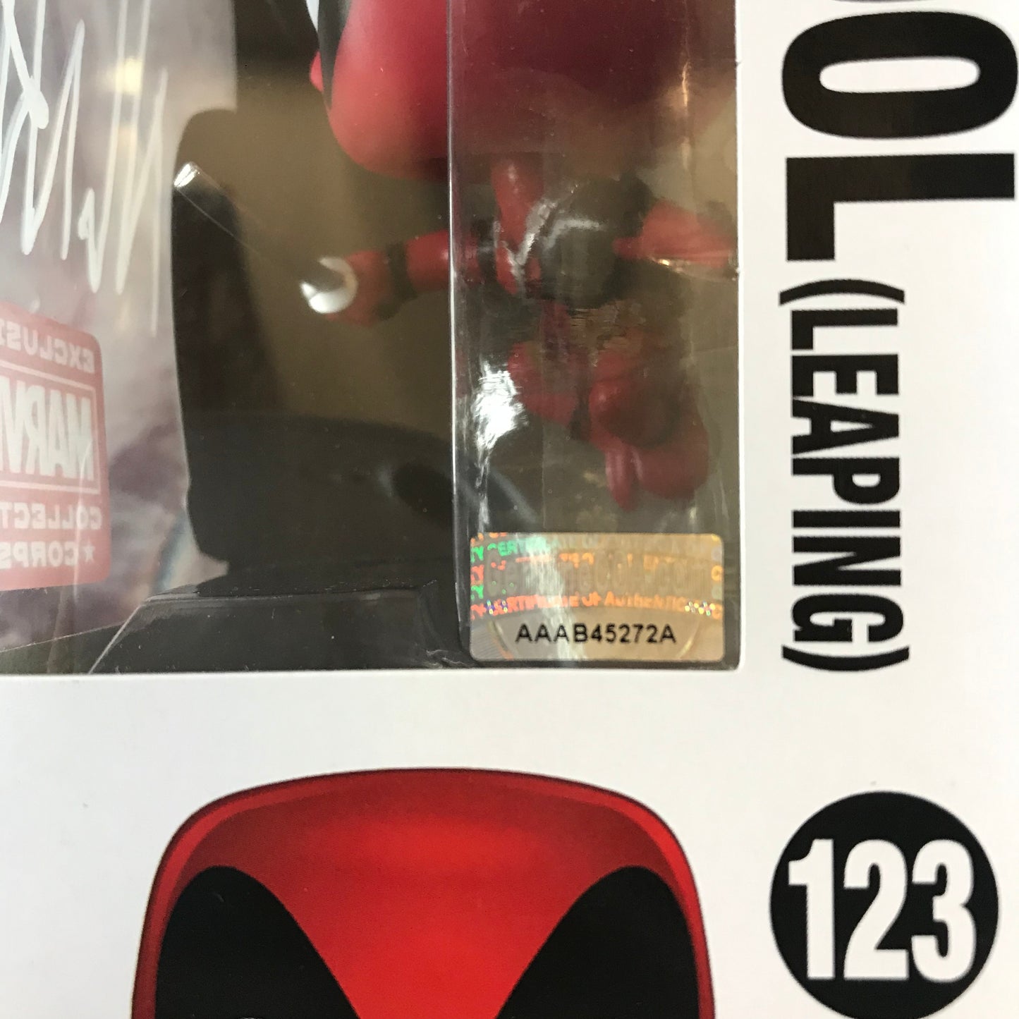 123 Signed Deadpool, Deadpool (Marvel exclusive)