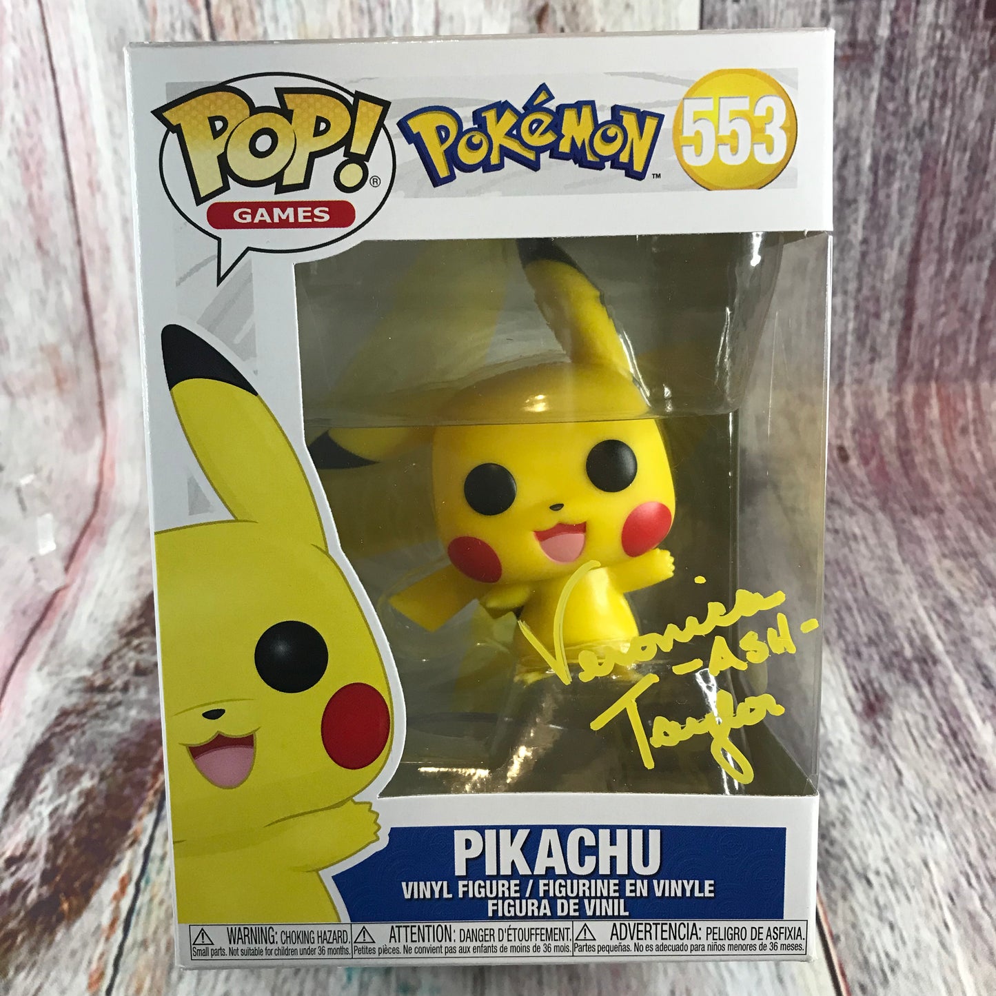 553 Signed Pokémon, Pikachu