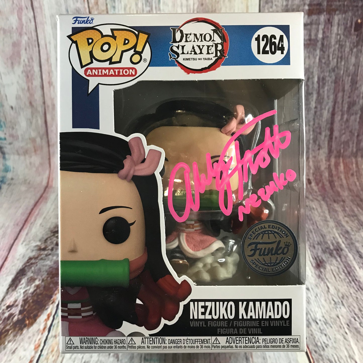 1264 Signed Demon Slayer, Nezuko Kamado (Funko Exclusive)