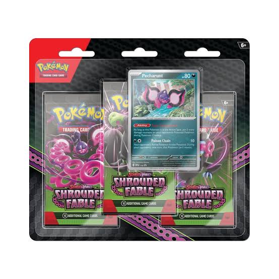 Pokémon: Scarlet & Violet 6.5: Shrouded Fable - 3-Pack Blister