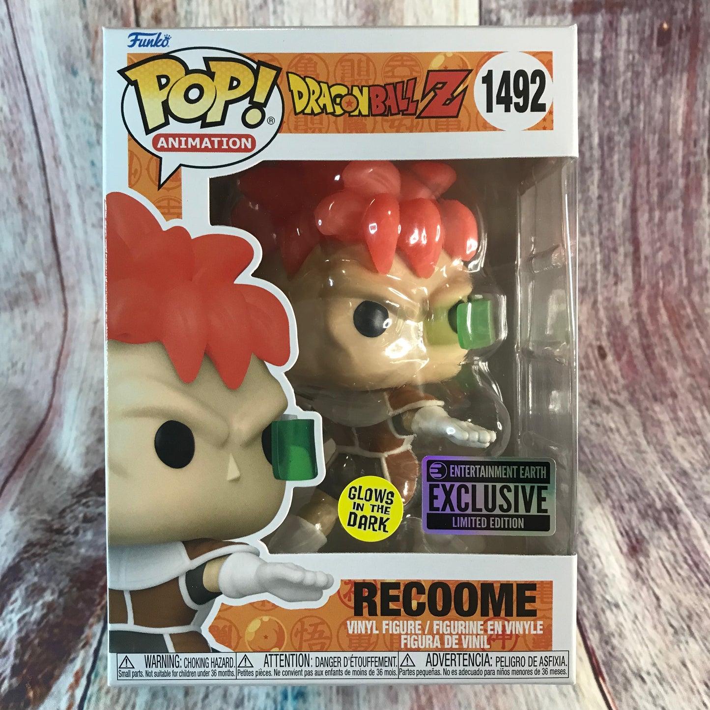 1492 Dragonball Z, Recoome (Glow In The Dark, Entertainment Earth Exclusive)